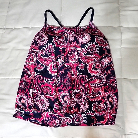 Lands' End Swim Lands End Blouson Tankini Top Poshmark